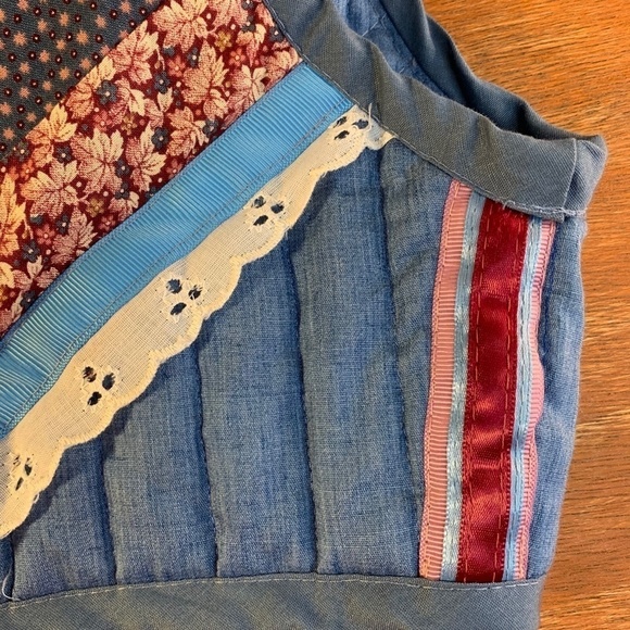 Handmade Fall Winter Quilted Vest For Toddlers Fits Like 12-18 Months (1334) - Picture 5 of 11